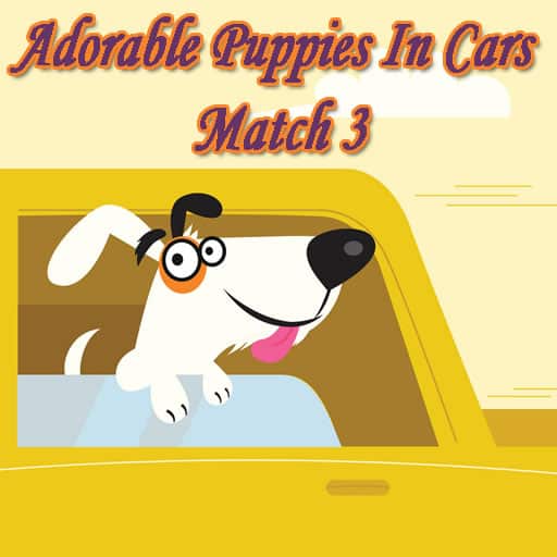 adorable puppies in cars match 3