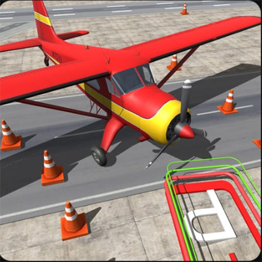 air plane parking 3d