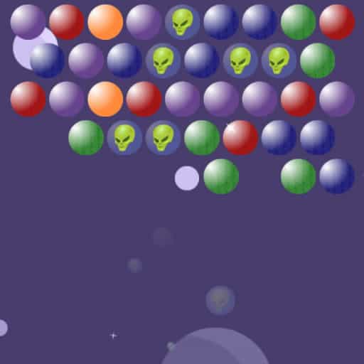 aliens bubble shooter