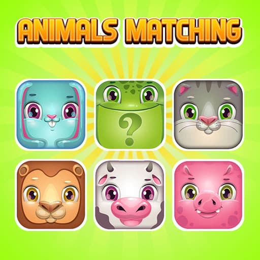 animals memory matching