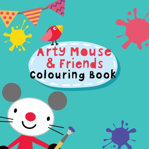 arty mouse coloring book