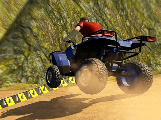 atv quad bike impossible stunt