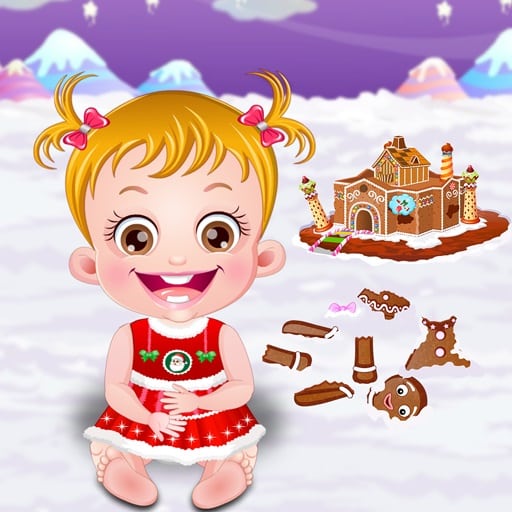 baby hazel gingerbread house