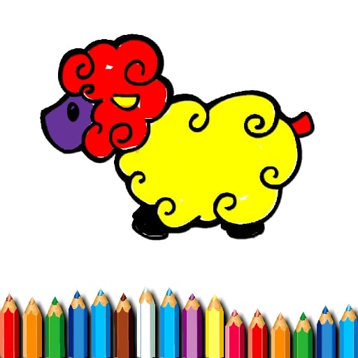 baby sheep coloring game