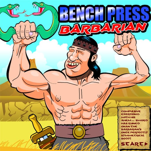 bench press the barbarian