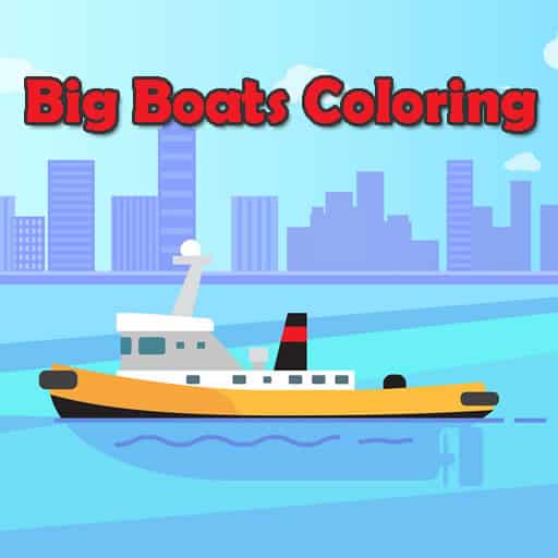 big boats coloring