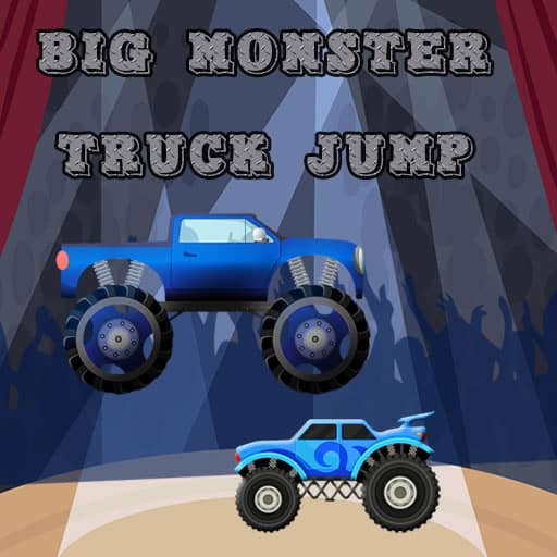 big monster truck jump