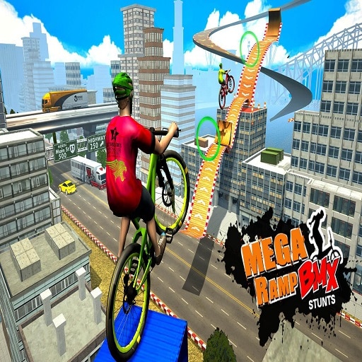 bmx rider impossible stunt racing bicycle stunt