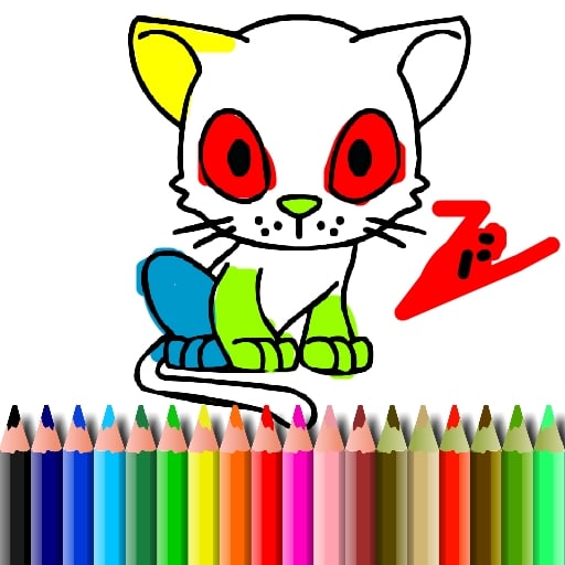 bts cat coloring