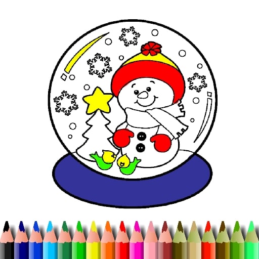 bts christmas coloring book