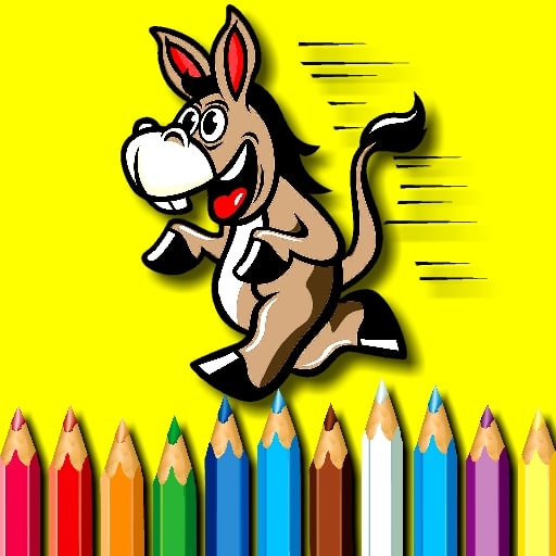 bts donkey coloring book