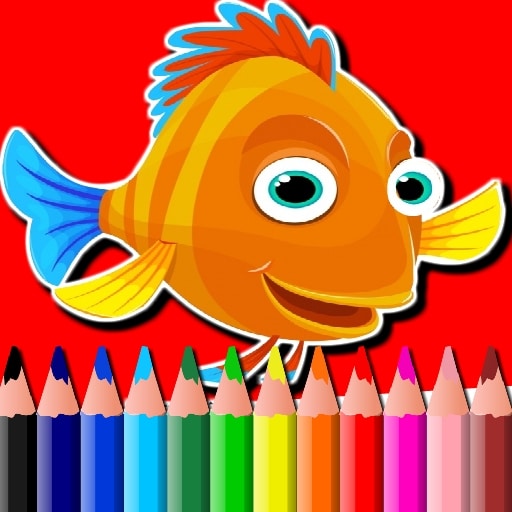 bts fish coloring book