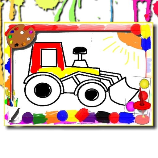 bts kids car coloring