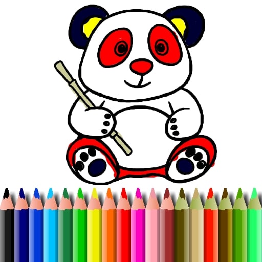 bts panda coloring