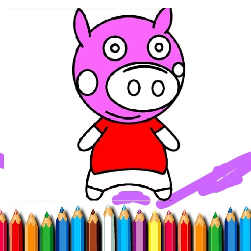 bts pig coloring book