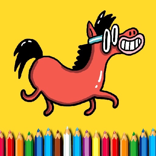 bts pony coloring book