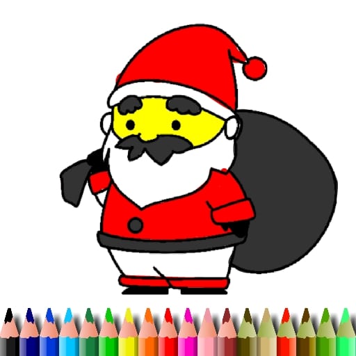 bts santa claus coloring