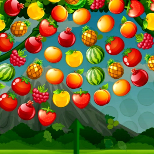 bubble shooter fruits wheel