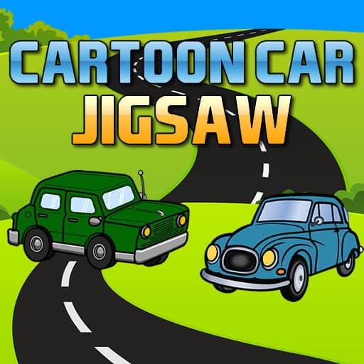 cartoon car jigsaw