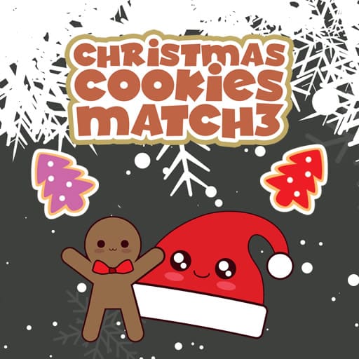 christmas cookies match 3