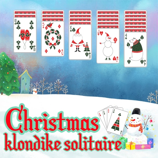 christmas klondike solitaire