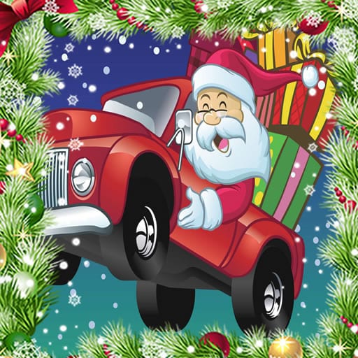 christmas truck jigsaw