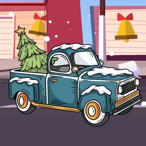 christmas trucks hidden bells