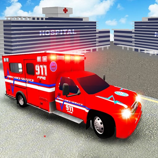 city ambulance driving