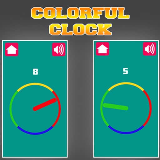 colorful clock