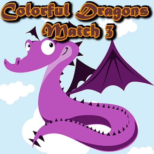 colorful dragons match 3