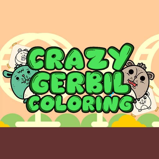 crazy gerbil coloring