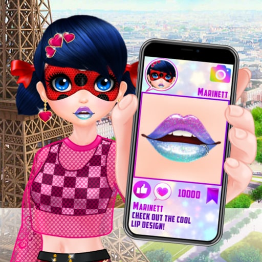 cute lip design for marinette