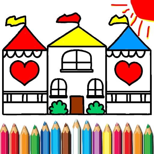 doll house coloring book