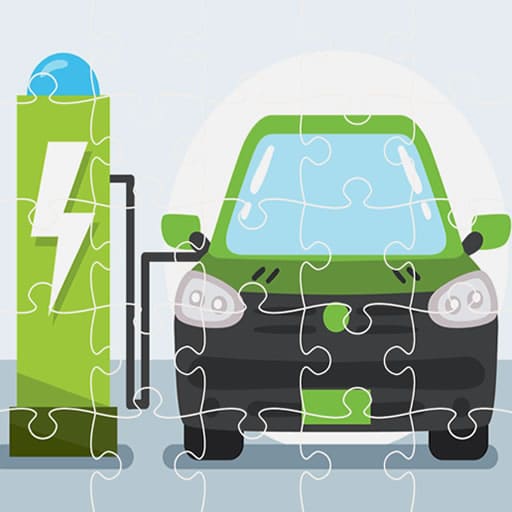 electric cars jigsaw