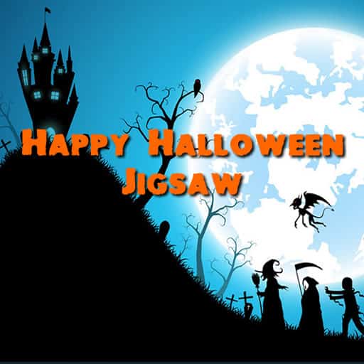 happy halloween jigsaw