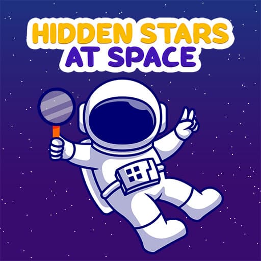 hidden stars at space