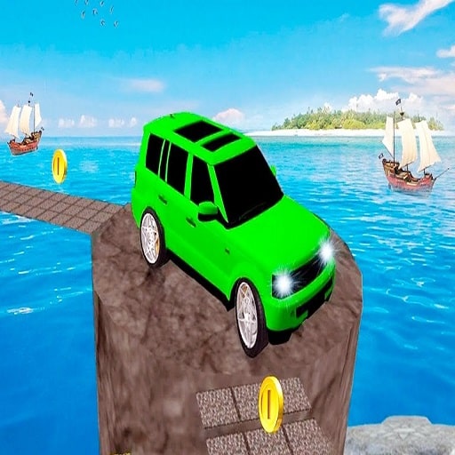 impossible jeep racing game crazy tracks