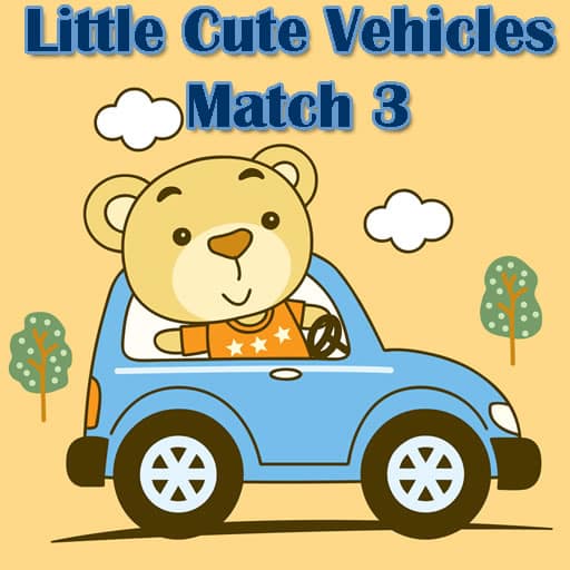 little cute vehicles match 3