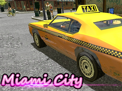 miami taxi driver 3d