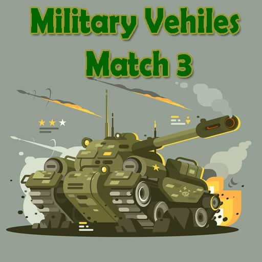 military vehicles match 3