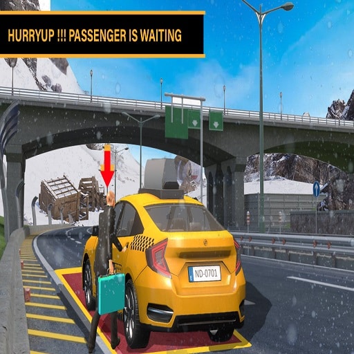 modern city taxi service simulator