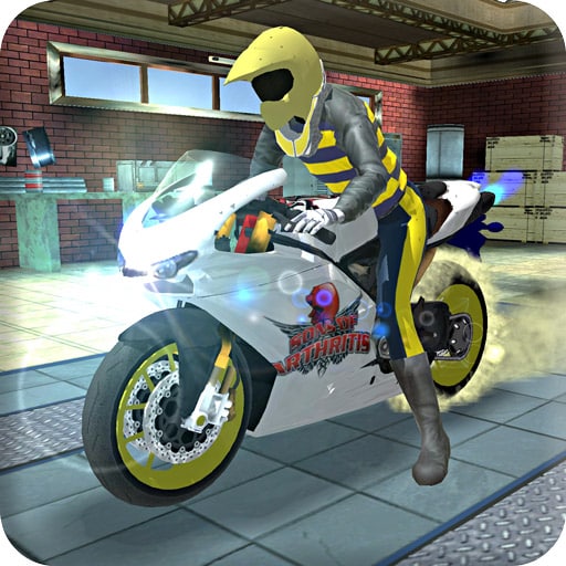 motorbike simulator stunt racing