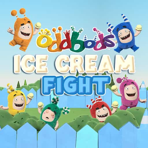 oddbods ice cream fight