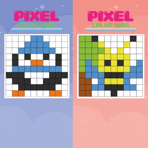 pixel color kids