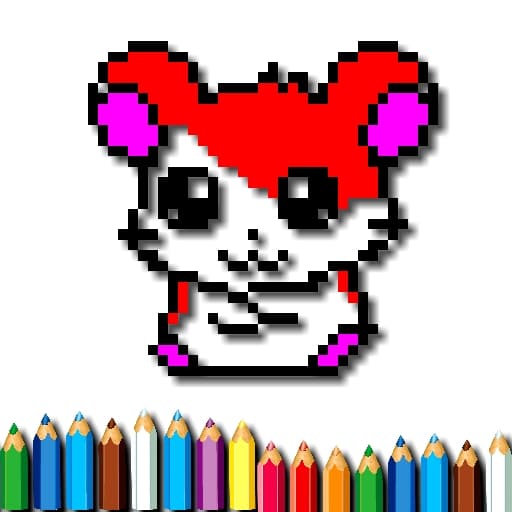 pixel coloring time