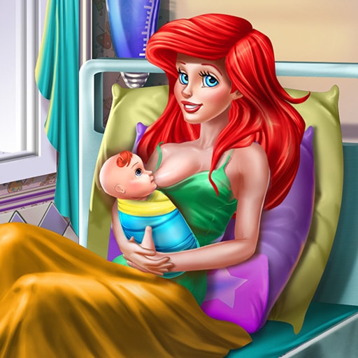 princess mermaid mommy birth