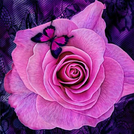 purple roses puzzle