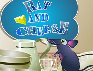 rat and cheese