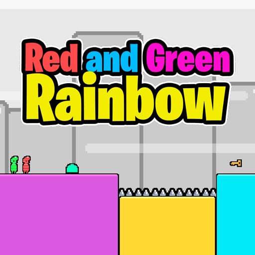 red and green rainbow