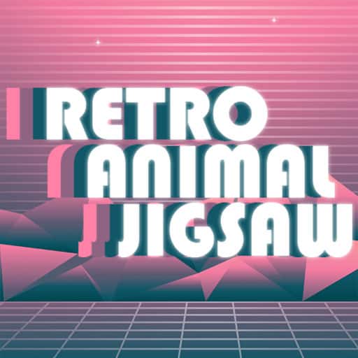 retro animal jigsaw